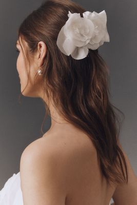 Twigs & Honey Silk Camelia Double Flower Hair Comb Set