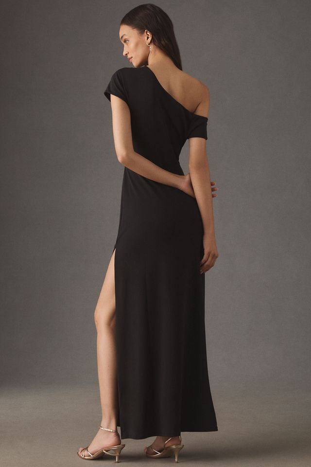 BHLDN Charlie Asymmetric One-Shoulder Sleeveless Jersey Maxi Dress #1