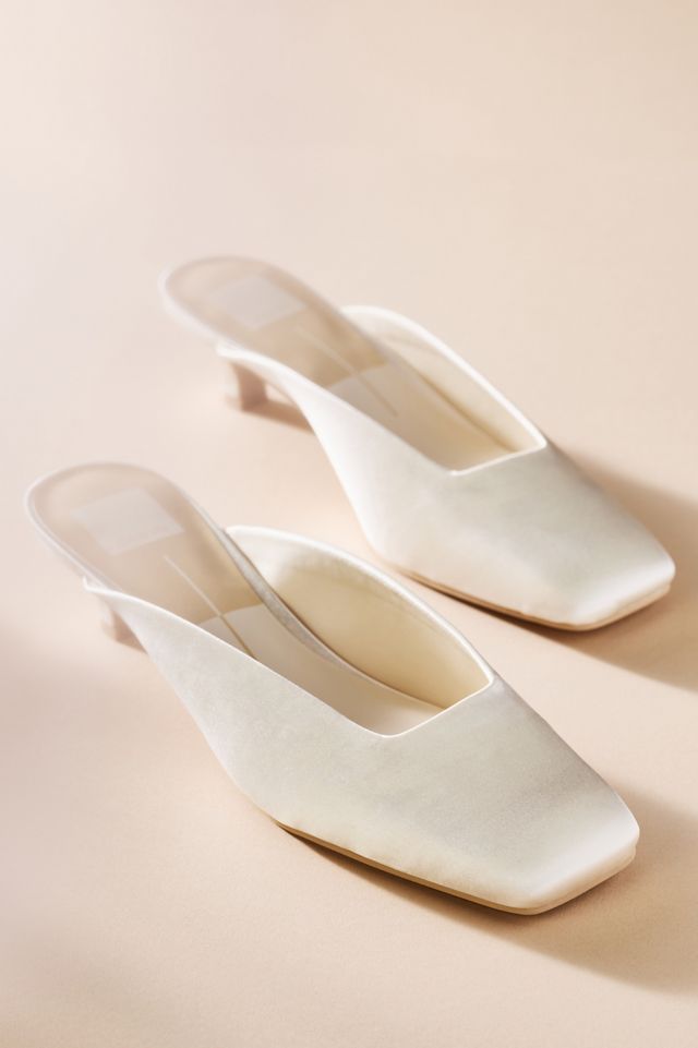 Dolce Vita Urma Satin Mule Kitten Heels #1