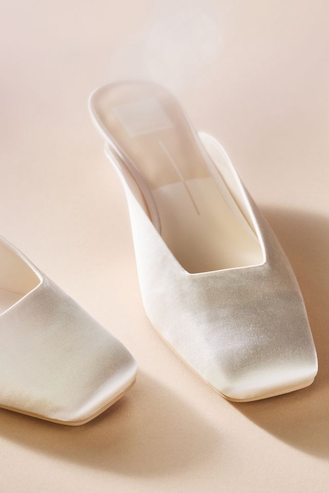 Dolce Vita Urma Satin Mule Kitten Heels #2