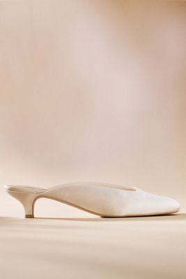 Dolce Vita Urma Satin Mule Kitten Heels