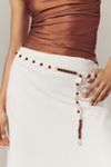 Raffia-Wrapped Stretch Belt