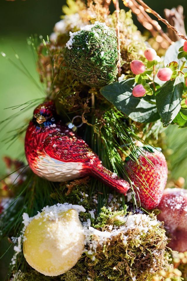 Strawberry Glass Ornaments, Set of 4 #4