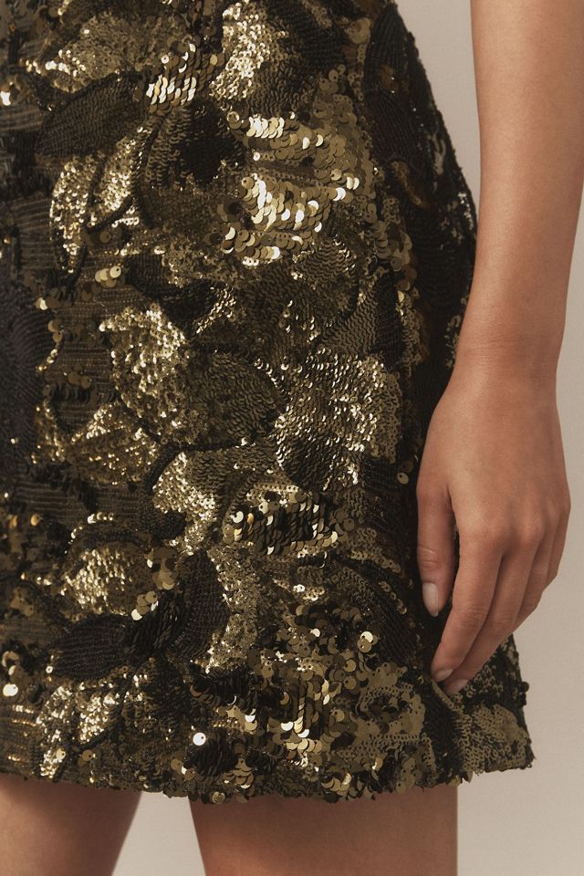 Helsi Linda Strapless Floral Sequin Mini Dress #2