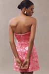 Helsi Linda Strapless Floral Sequin Mini Dress