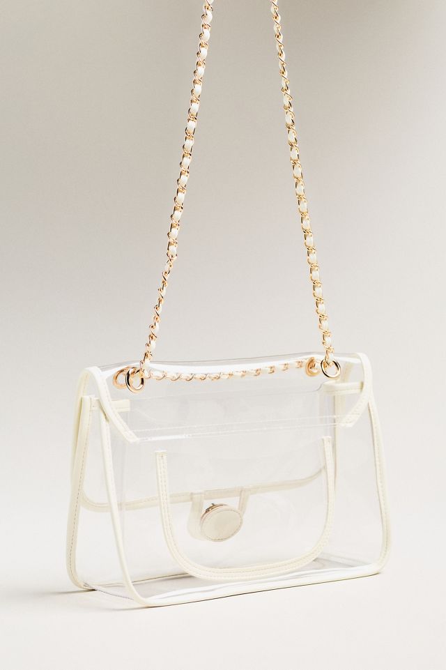 Clear Game Day Double-Strap Crossbody Bag #1