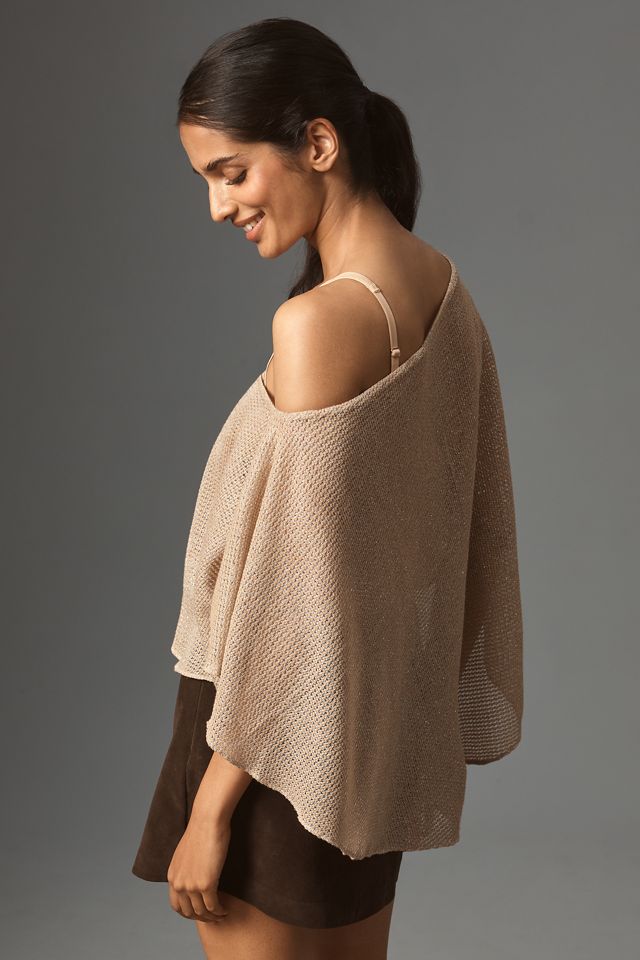 Ollari Lurex Poncho #1