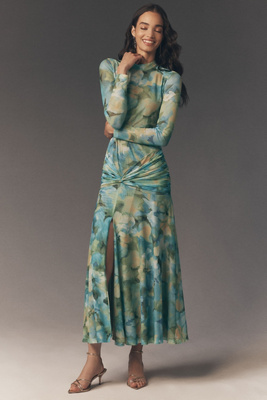 forest green midi dress Palmer