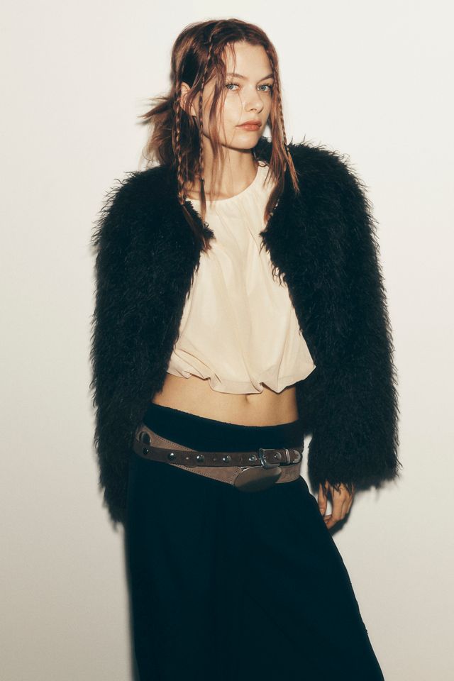 By Anthropologie Studded Western Belt #3
