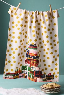 Stack of Presents Dish Towel