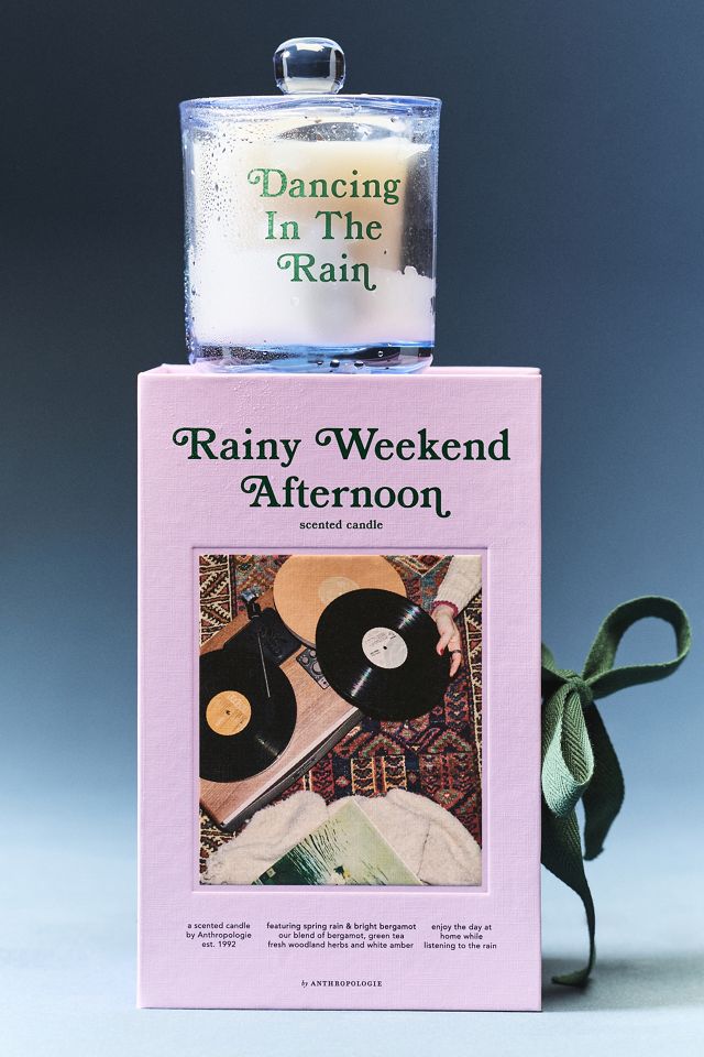 Book Boxed Fresh Spring Rain & Bright Bergamot Glass Candle #1