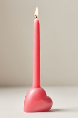 Amour Heart Decorative Shaped Wax Candle