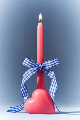 Amour Decorative Shaped Wax Candle