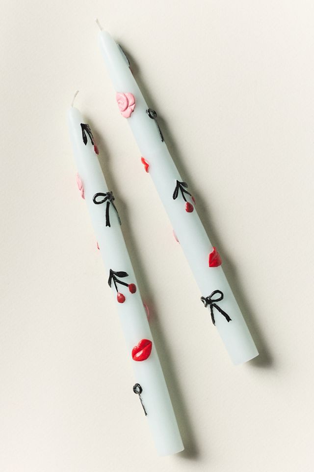 The Amour Taper Candles, Set of 2 #2