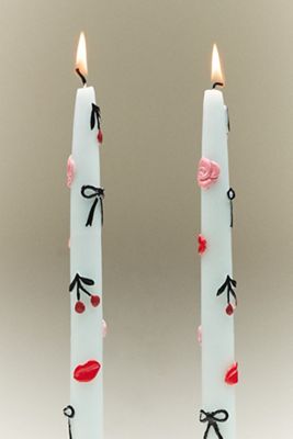 The Amour Taper Candles, Set of 2
