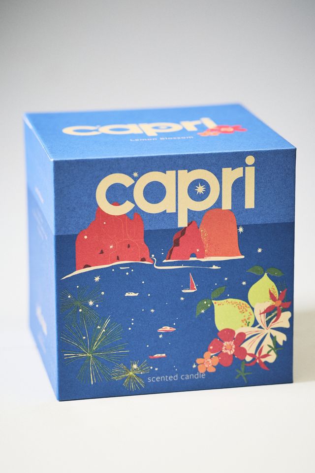 Daniella Manini x Anthropologie Capri Floral Lemon Blossom Boxed Ceramic Candle #1
