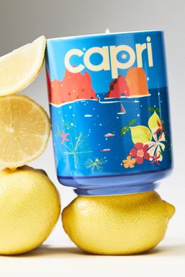 Daniella Manini x Anthropologie Capri Floral Lemon Blossom Boxed Ceramic Candle