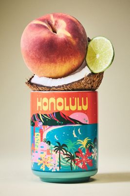 Daniella Manini x Anthropologie Honolulu Fruity Peach & Nectarine Ceramic Boxed Candle