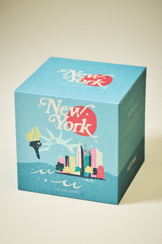 Daniella Manini x Anthropologie New York Fruity Salted Pear & Lily Ceramic Boxed Candle #1