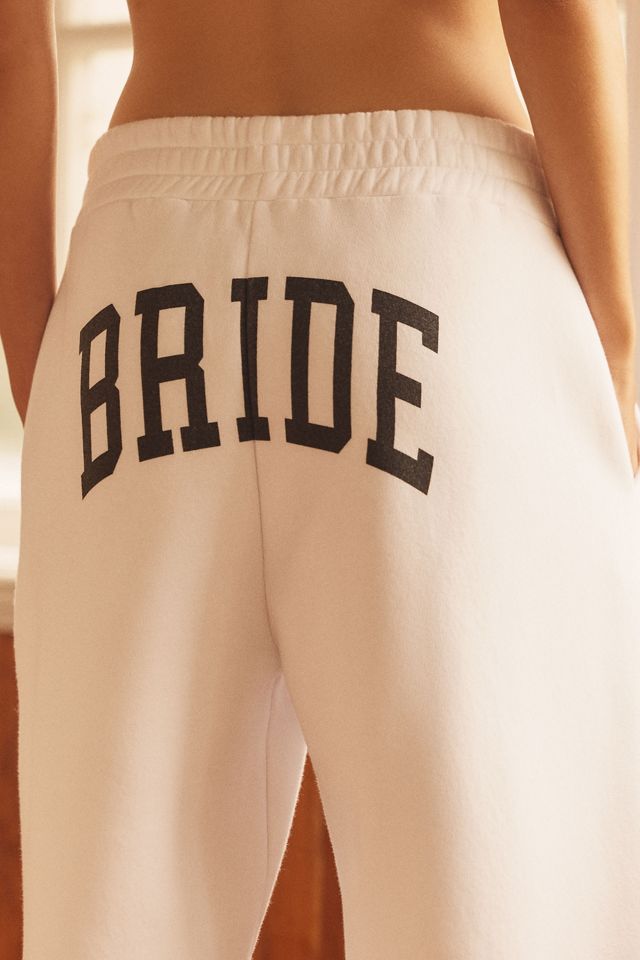 By Anthropologie Weddings Bride Jogger Sweatpants #3
