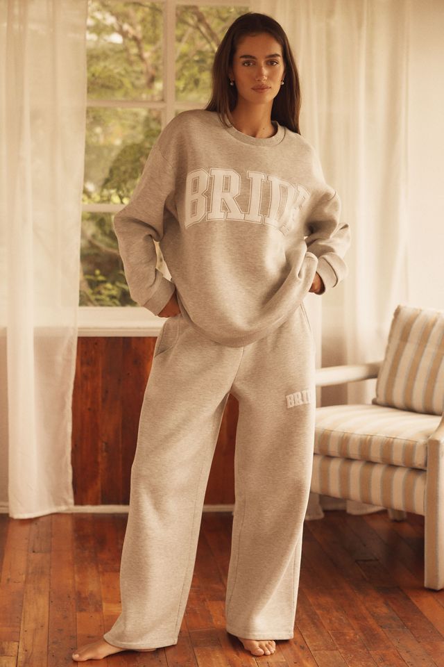 By Anthropologie Weddings Bride Crew-Neck Sweatshirt #5