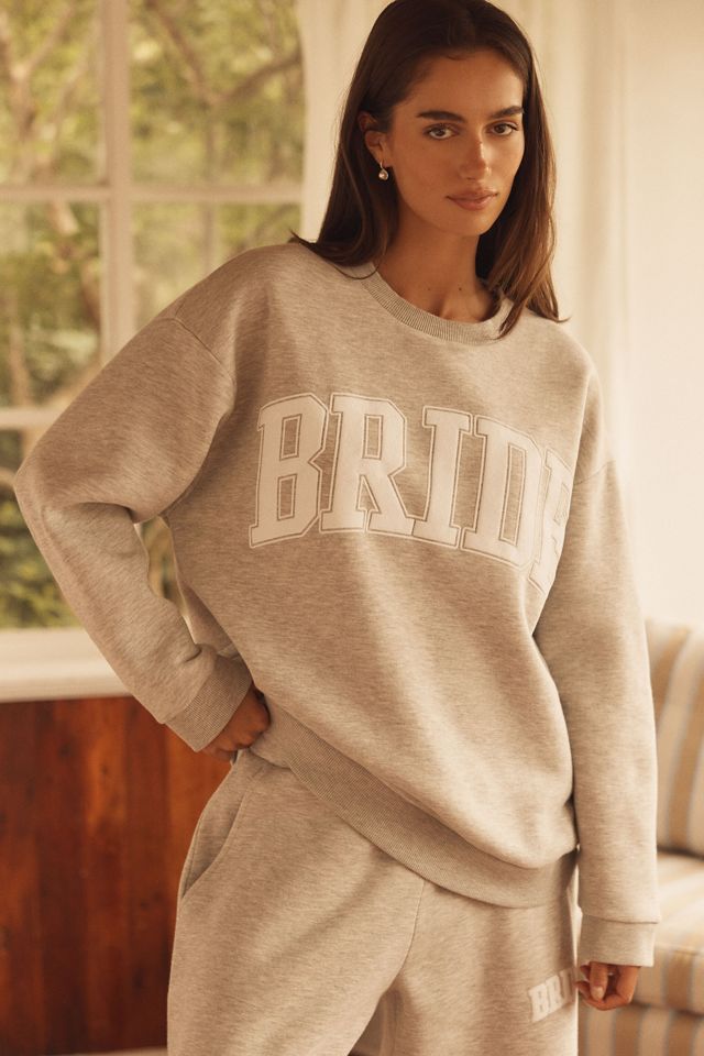 By Anthropologie Weddings Bride Crew-Neck Sweatshirt #2