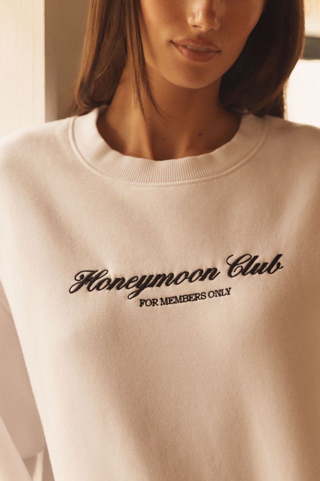 By Anthropologie Weddings Honeymoon Edit Crew-Neck Sweatshirt #1