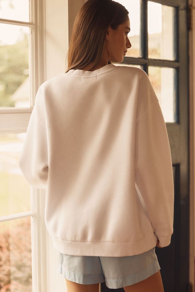 By Anthropologie Weddings Honeymoon Edit Crew-Neck Sweatshirt #2