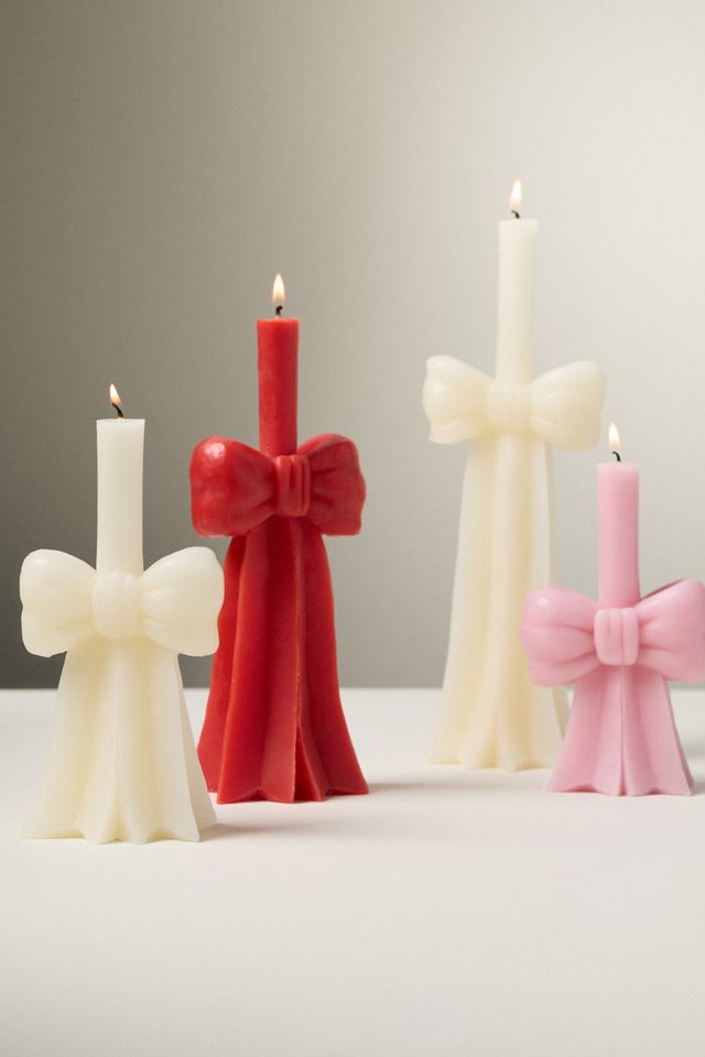 Bow Shaped Wax Candle #2