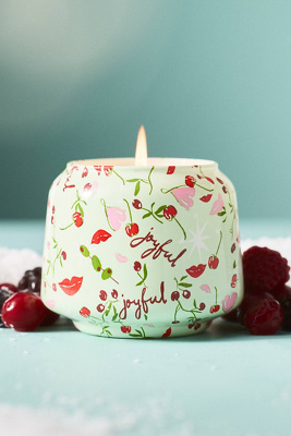Anthropologie The Mini Gather Candle By : Mulled Berries In Neutral