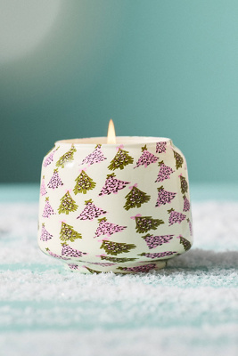 Anthropologie The Mini Gather Candle By : Fresh Balsam & Cedarwood