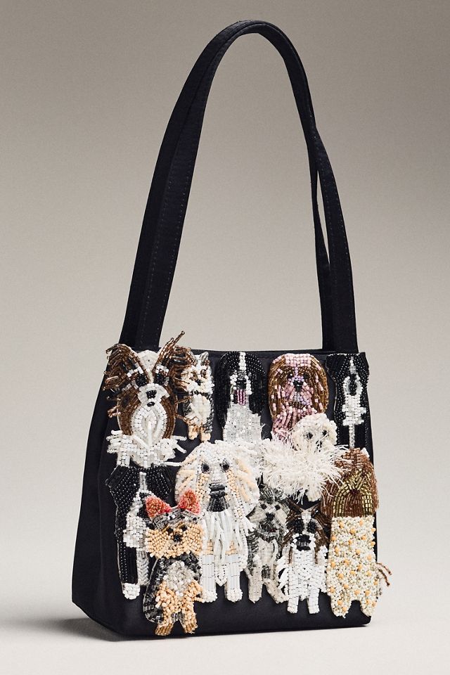 Susan Alexandra Barkin Beaded Shoulder Bag #1