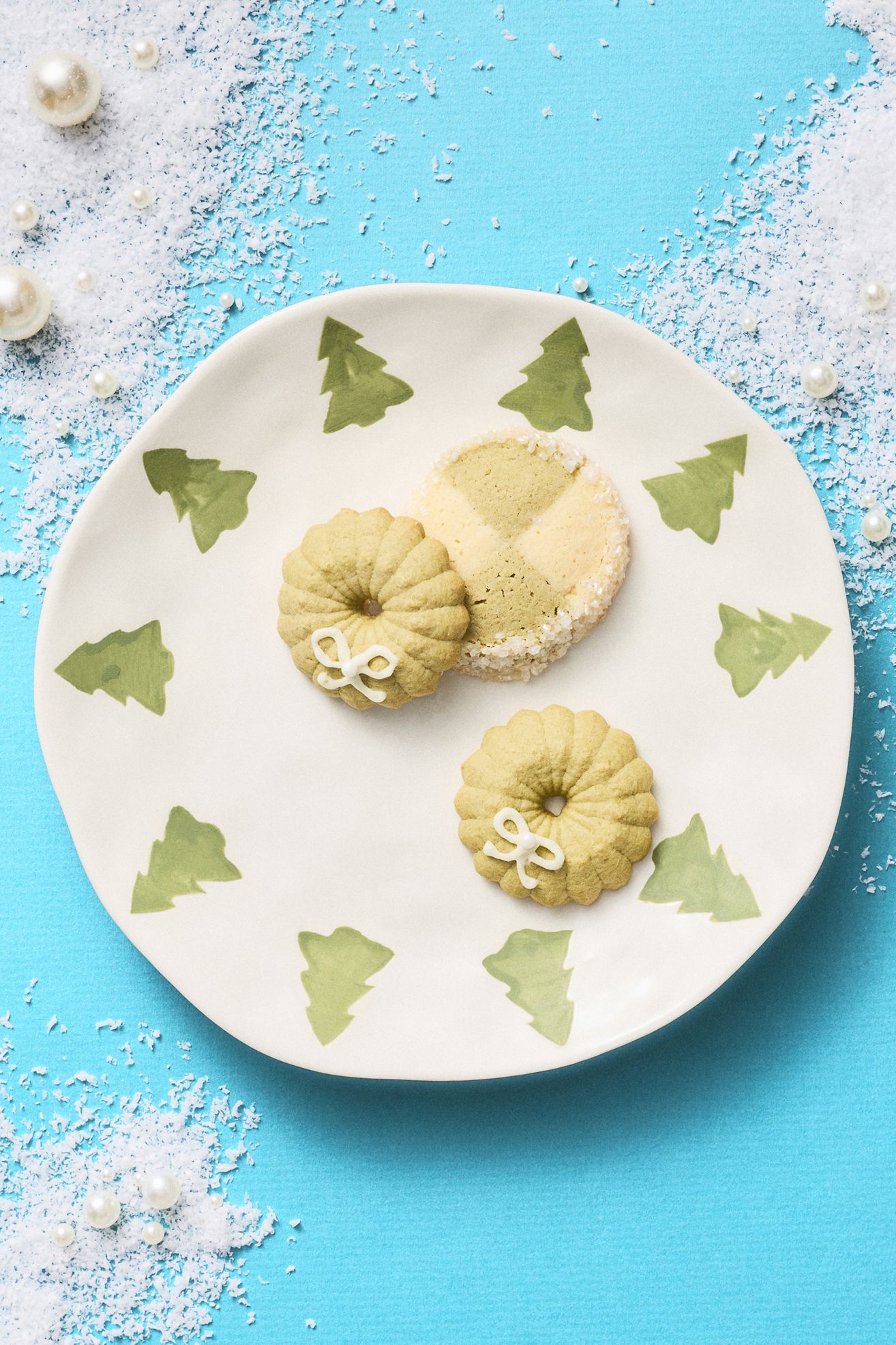 Vida Icon Stoneware Dessert Plate: Holiday Edition - Tree, Standard, One Size