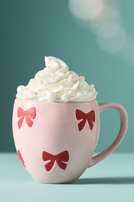 Anthropologie Vida Icon Stoneware Mug: Holiday Edition In Neutral