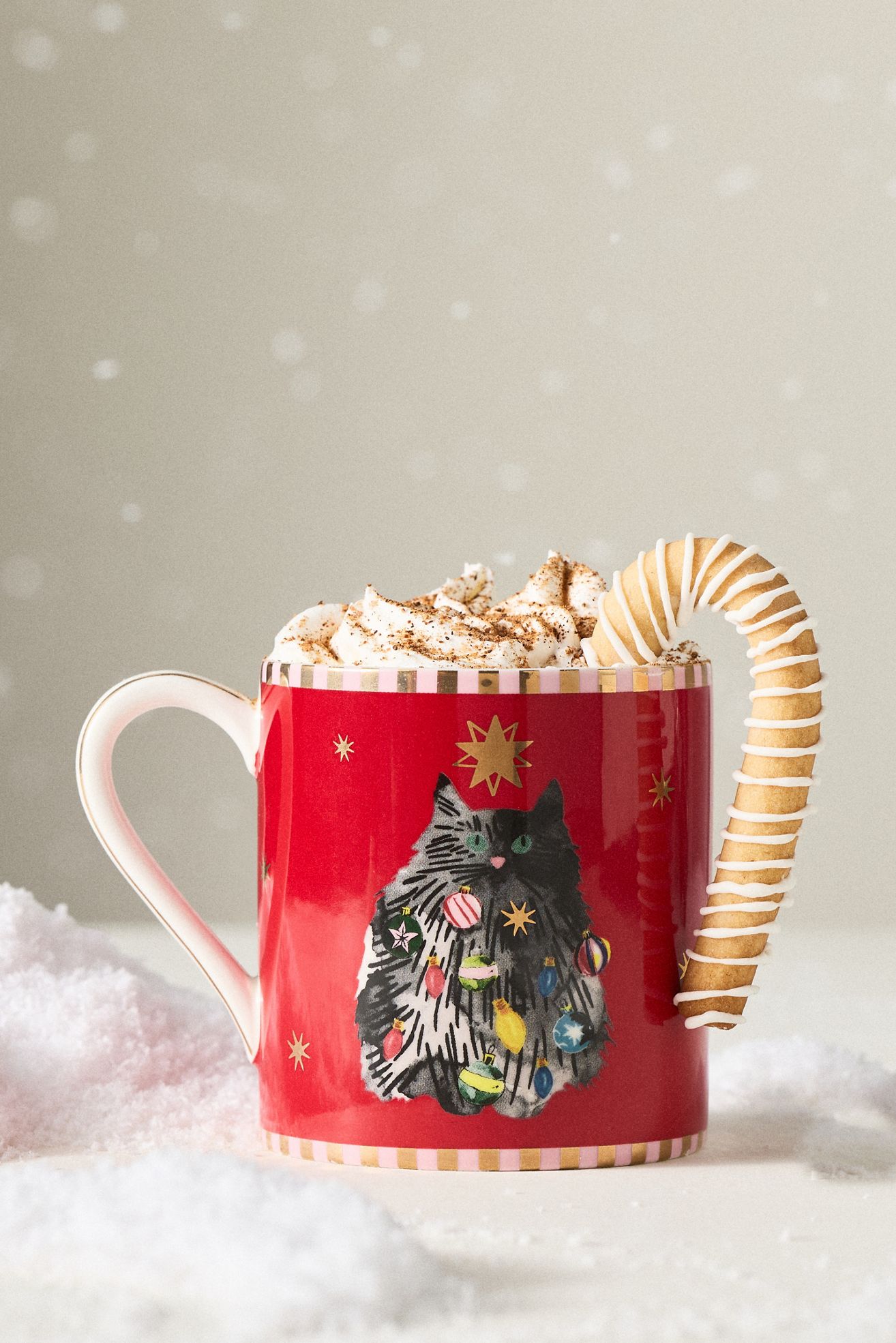 Caroline Holiday Creature Comforts Mug - Cat, Standard, One Size