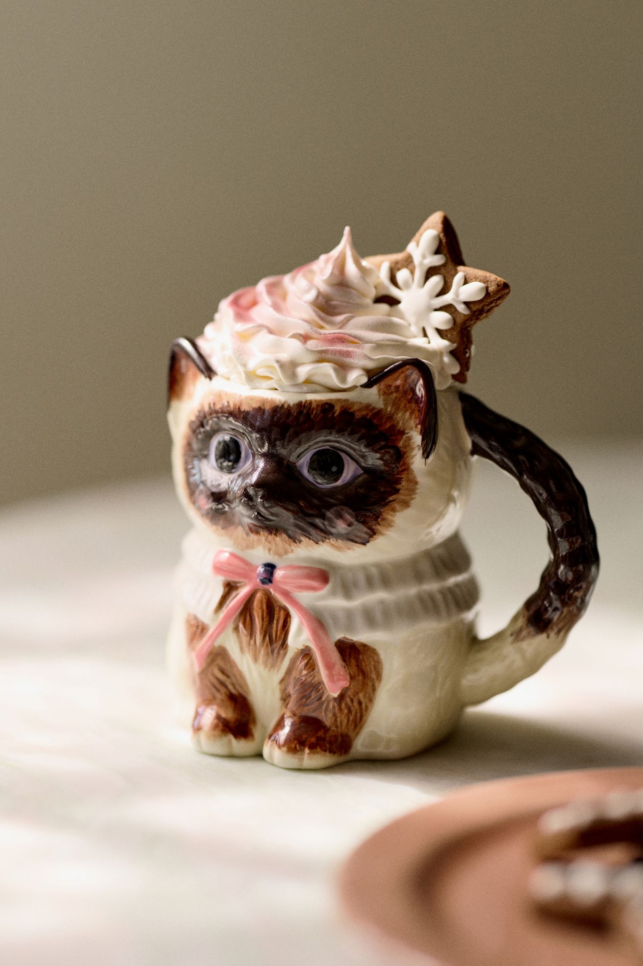 Peluche Pet Stoneware Mug - Siamese, Standard, One Size