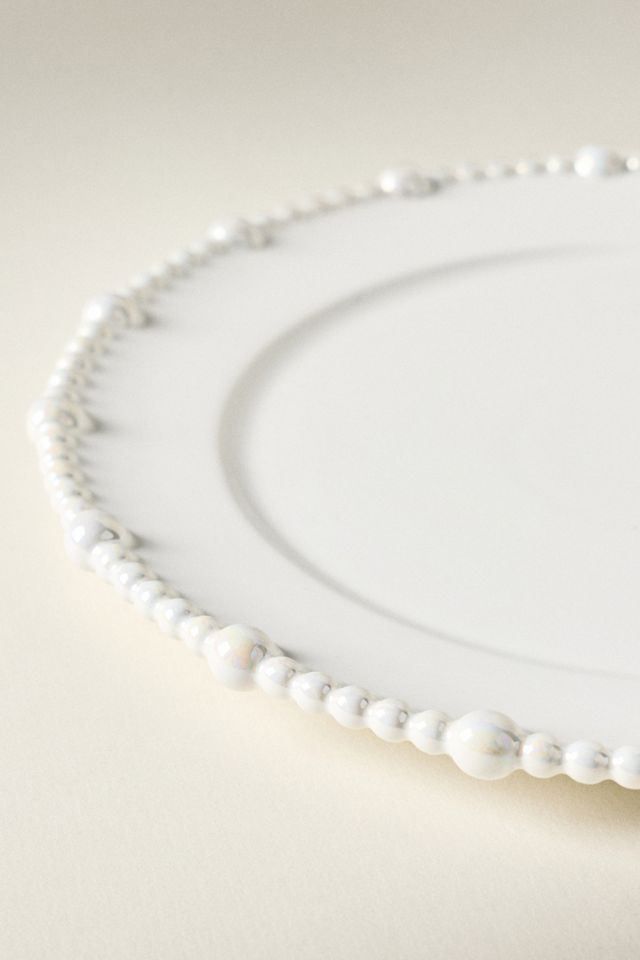 Perla Stoneware Dinner Plates, Set of 4 #1