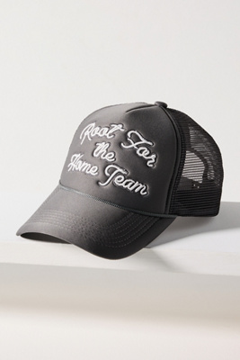 Worn/west Sport Phrases Trucker Hat In Gray