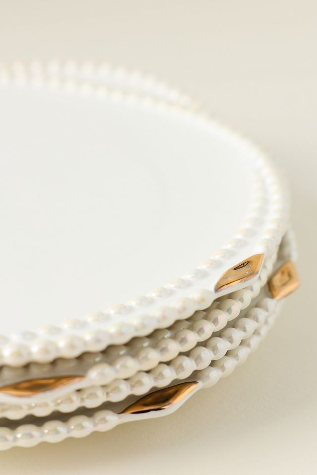 Perla Stoneware Side Plates, Set of 4 #1