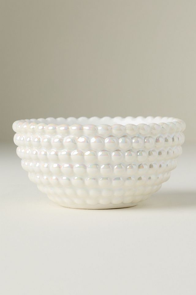 Perla Stoneware Nut Bowls, Set of 4