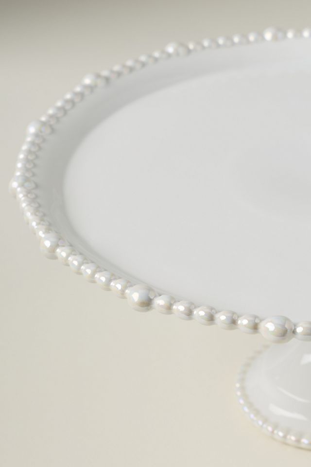 Perla Stoneware Cake Stand #1