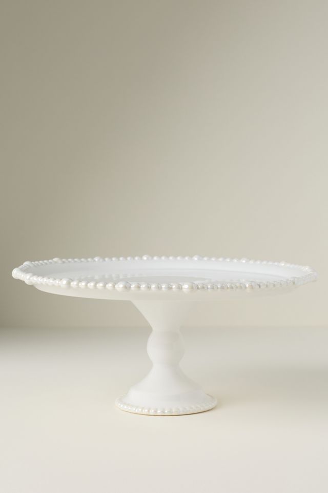 Perla Stoneware Cake Stand