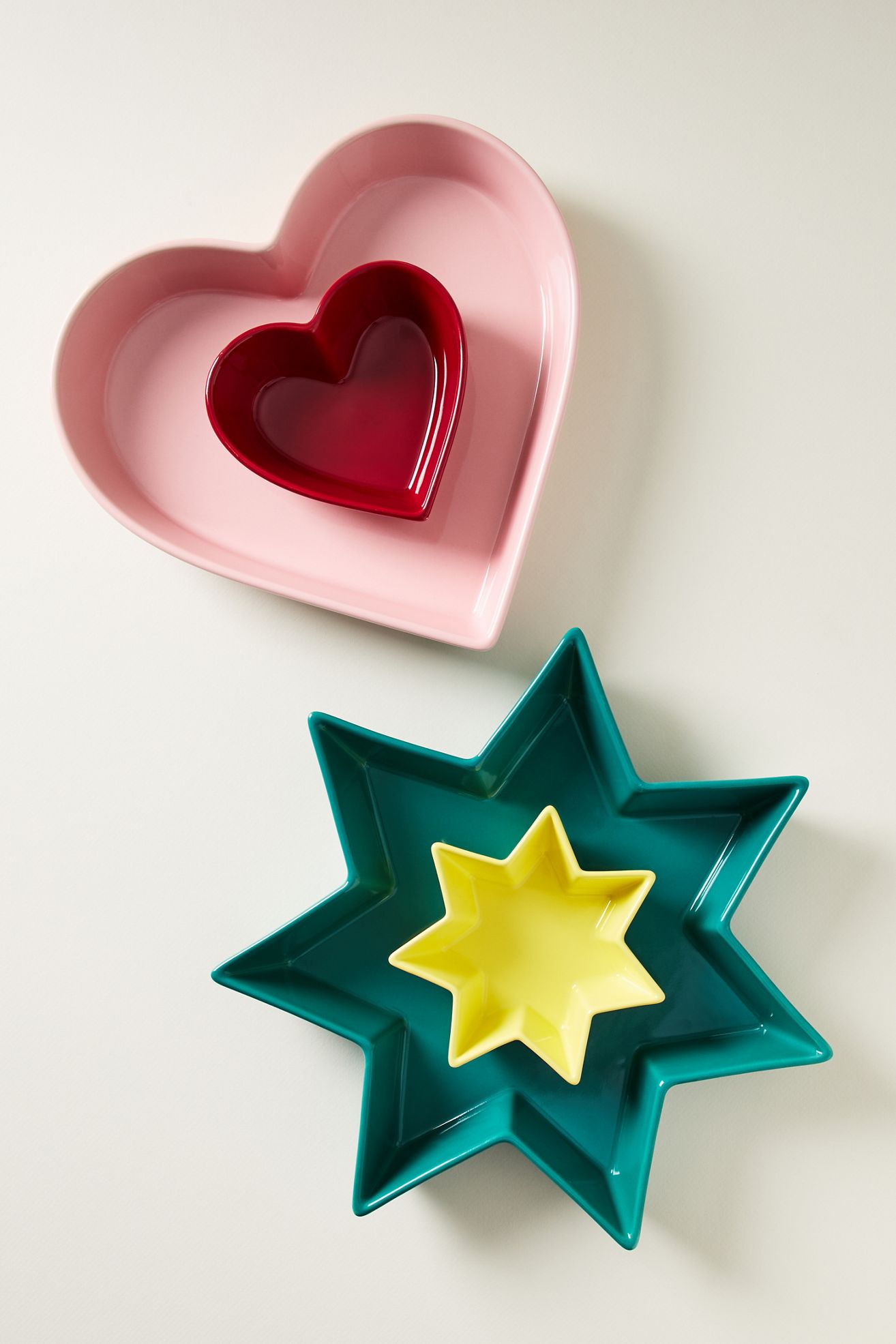 Chlo Stoneware Shaped Serving Dish - Heart, Standard, One Size