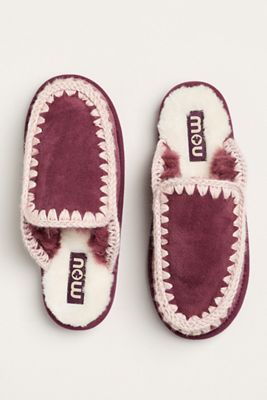 MOU Sheepskin Clogs