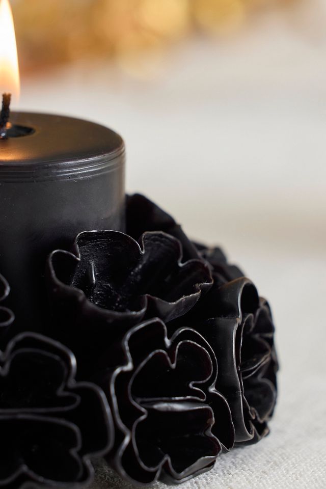 Oaxacan Floral Marigold Candle #1