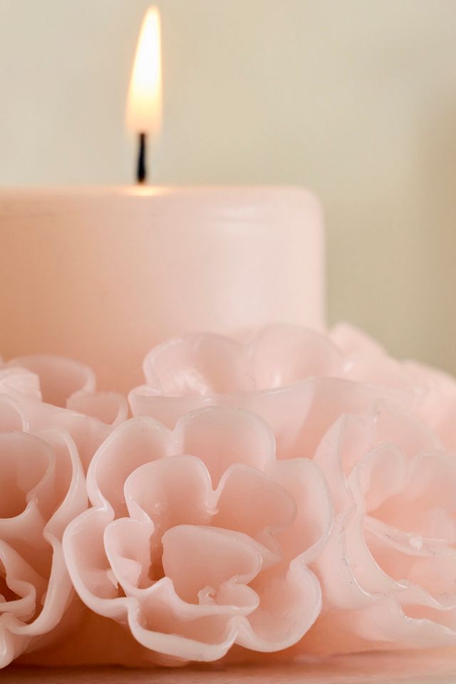 Oaxacan Floral Marigold Candle | Anthropologie