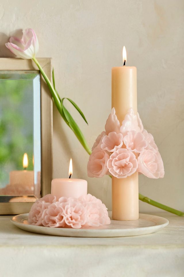 Oaxacan Floral Marigold Candle | Anthropologie