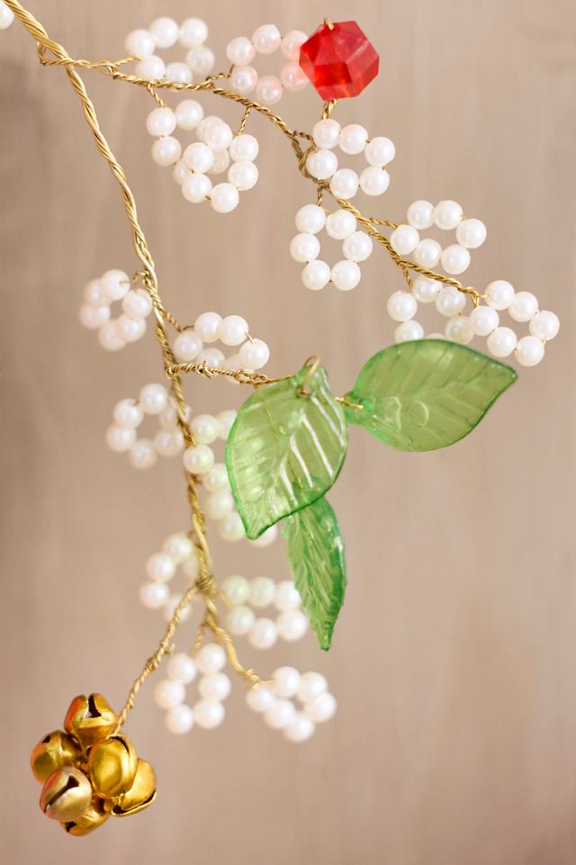 Beaded Wishing Tree Stocking Charm #1