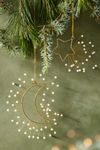 Celestial Pearl Ornaments, Set of 2
