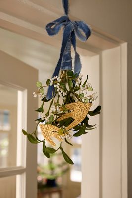 Beaded Swallows Charm